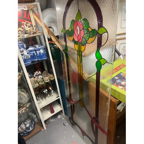 542A - large stained glass panel came out of a funeral home in Ingleby Barwick.
178cm x 73cm
collection onl... 