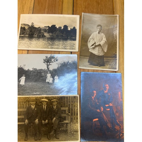 249A - collection of antique and vintage postcards