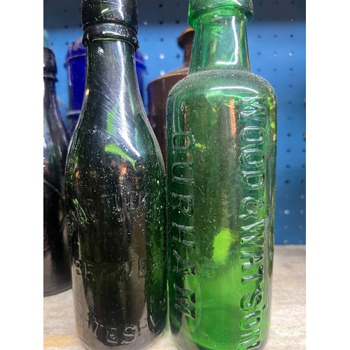 388 - Various antique bottles
Gingers beer sauce etc