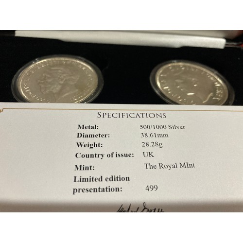 224 - The King George V & VI Silver Crown Collection - Jubilee Mint