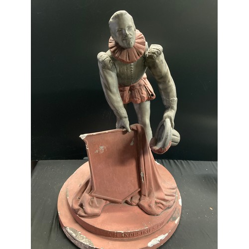 329 - Raleigh industries counter top advertising statue 60cm