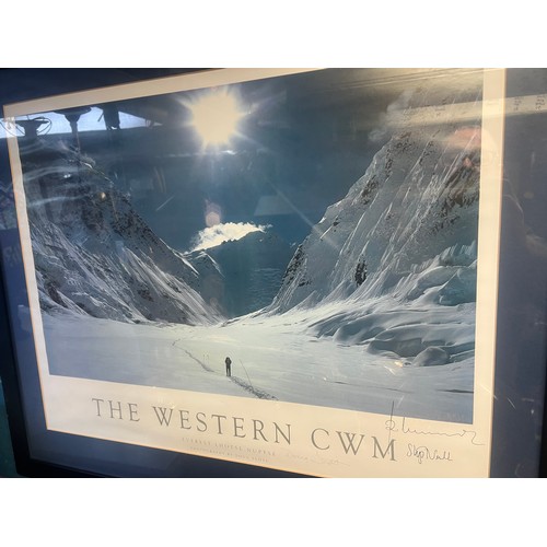 525 - THE WESTERN CWM EVEREST LHOSTE

signed by Doug Scott first Englishman to ascend to top of Everest in... 