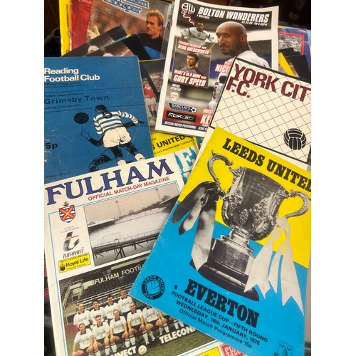 125 - football programs 60s onwards Leeds etc