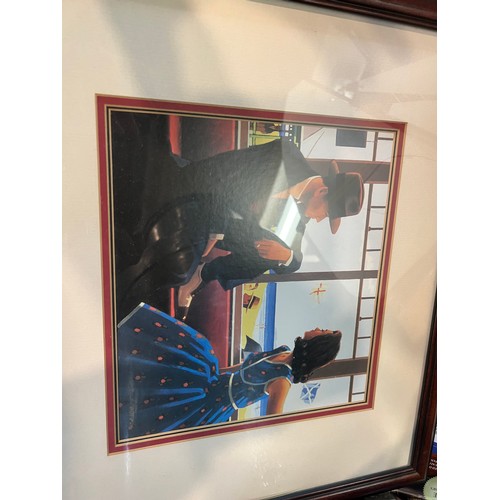 170 - vettriano framed prints x 4 45x39cm