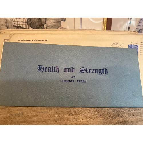 227 - Charles atlas health and strength 12 lessons 1950
all in original envelopes