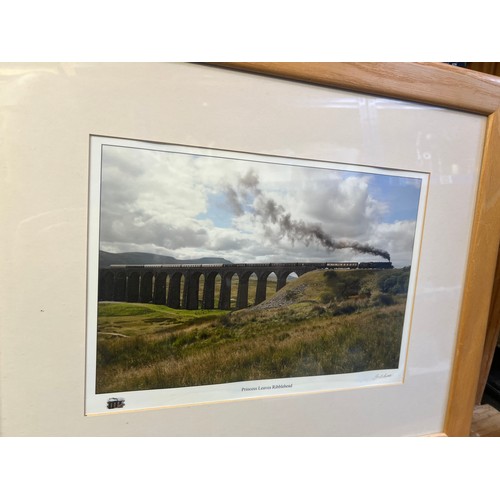 363 - collection of railway framed prints