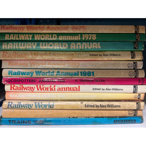 364 - collection of railway books