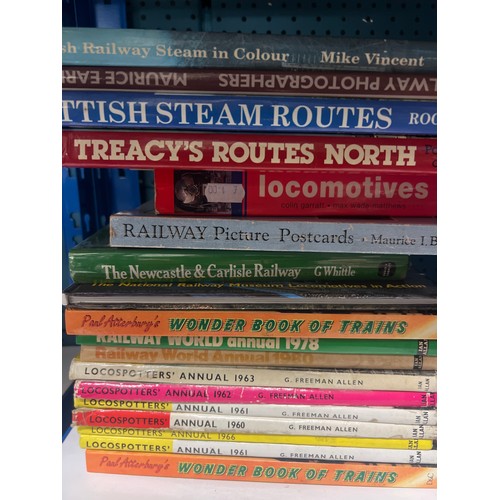 366 - collection of railway books