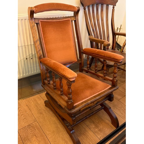 366 - Antique American Style rocking chair