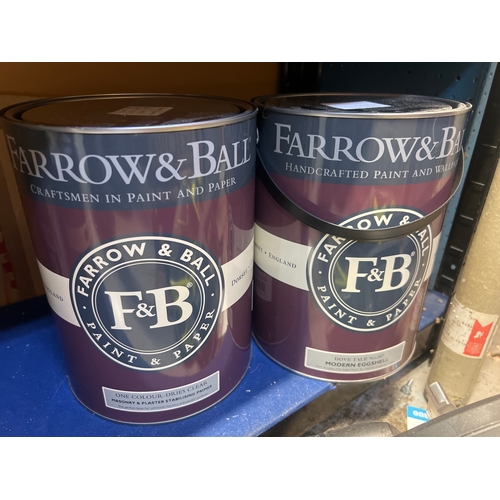 391 - 2 new 5 litre farrow and ball paint
