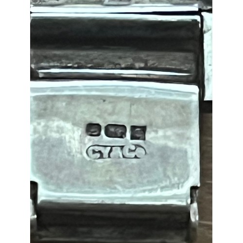 410 - santime solid silver hallmarked ladies watch.