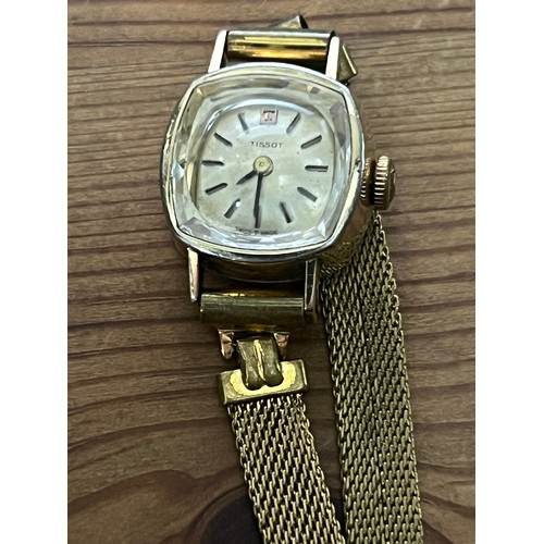 412 - Tissot ladies manual slim watch