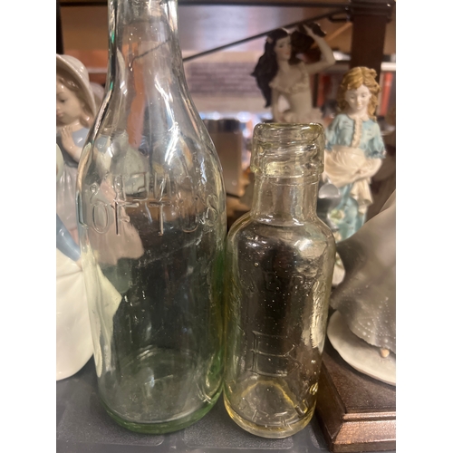 424 - 2 x loftus bottle bainbridge and espiners