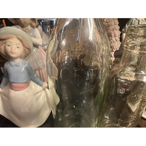 424 - 2 x loftus bottle bainbridge and espiners