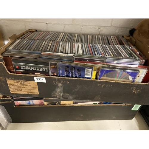 115 - 2 BOXES OF CD'S