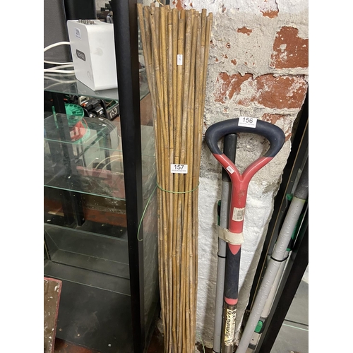 157 - BUDLE OF BAMBOO CANES