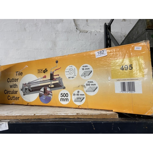 182 - BOXED TILE CUTTER