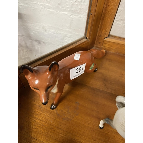 281 - BESWICK FOX FIGURE