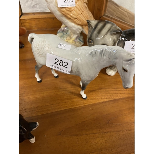 282 - BESWICK GREY HORSE FIGURE