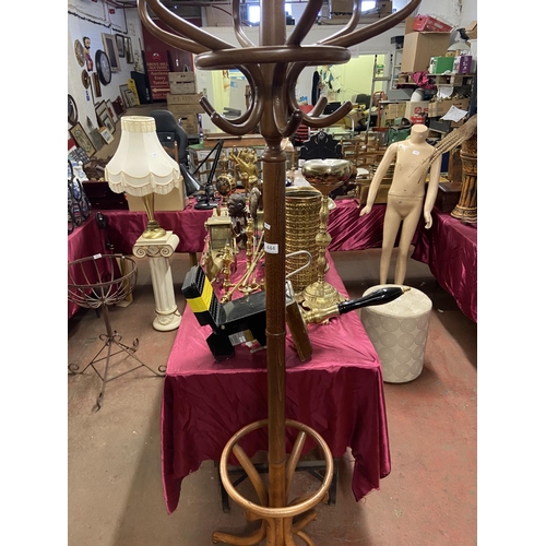 444 - BENTWOOD COAT STAND