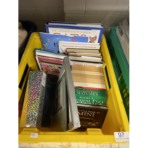 97 - BOX OF BOOKS