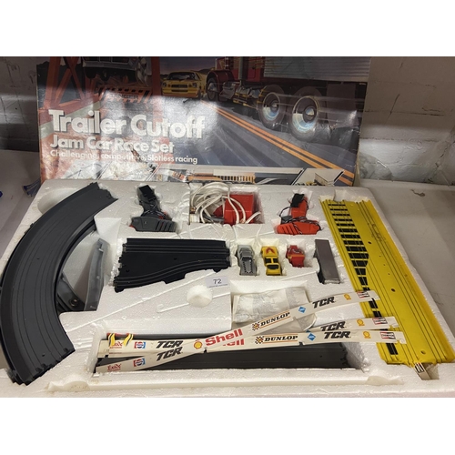 72 - BOXED TCR CAR RACE SET