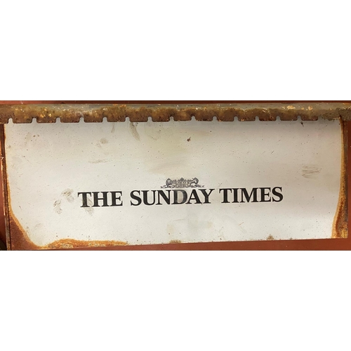 14A - METAL 'THE SUNDAY TIMES' PAPER HOLDER