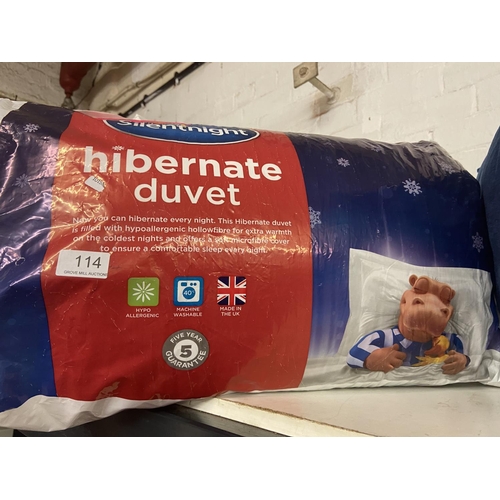 114 - SILENTNIGHT HIBERNATE DOUBLE DUVET (NEW)