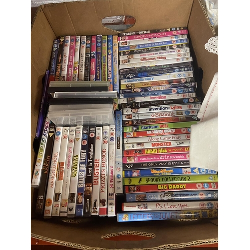 82 - BOX OF DVD'S
