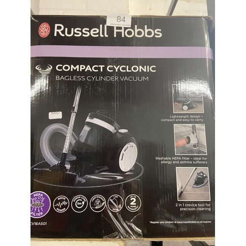 84 - RUSSELL COMPACT CYCLOMATIC VACUUM (A/F)