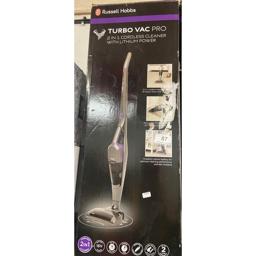 87 - RUSSELL HOBBS TURBO VAC (A/F)