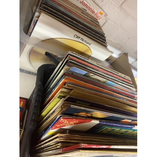 99 - 2 BOXES OF LPS INCL THE BEATLES