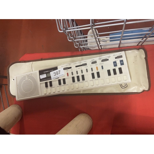 397 - CASED CASSIO VL-TONE VL1 KEYBOARD