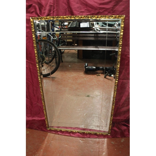 17 - LARGE GILT FRAMED MIRROR