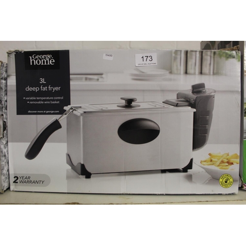 173 - BOXED 3L DEEP FAT FRYER (A/F)