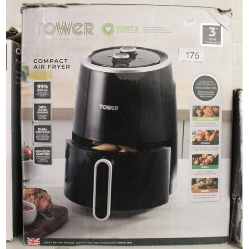 175 - BOXED TOWER COMPACT AIR FRYER  (A/F)