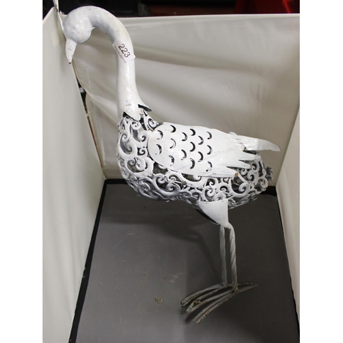 223 - METAL 'BIRD' GARDEN FIGURE