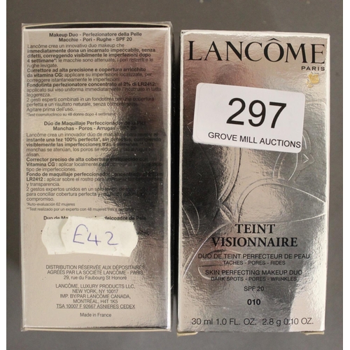 297 - 2 BOXED LANCOME TEINT VISIONNAIR MAKEUP DUO (NEW)