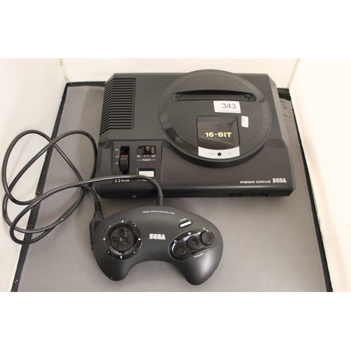 343 - SEGA MEGA DRIVE CONSOLE (A/F)