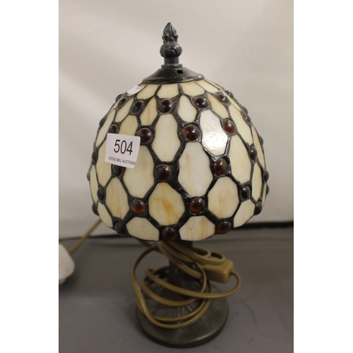 504 - TIFFANY STYLE LAMP