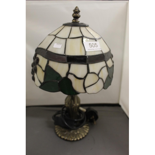 505 - TIFFANY STYLE LAMP