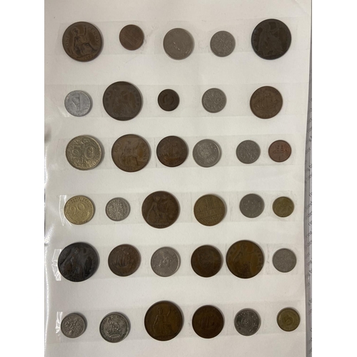 323 - FOLDER OF COINS