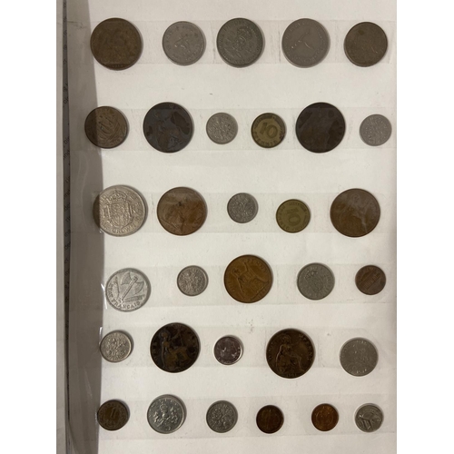 323 - FOLDER OF COINS