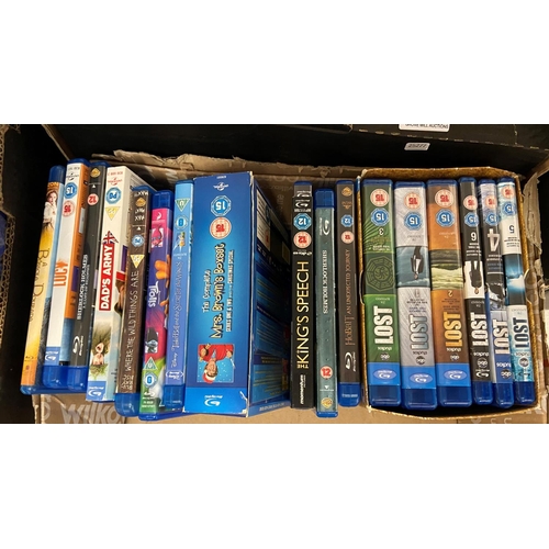 59 - SMALL BOX OF BLUE RAY DVD'S