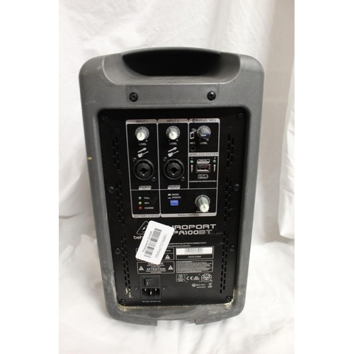 211 - BEHIRNGER EUROPORT PA100BT SPEAKER A/F