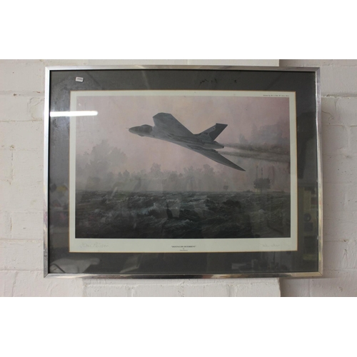 6 - FRAMED JOHN PIERSON BOMBER PRINT