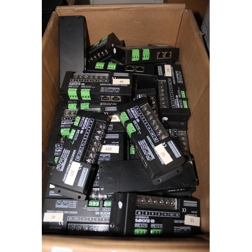 73 - BOX OF EUCHIPS DECODERS A/F