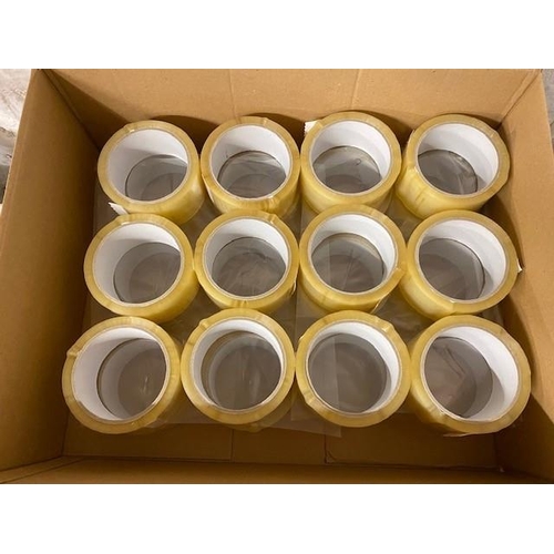 90 - BOX INCL 24 ROLLS OF 40m CLEAR PACKAGING TAPE(NEW)