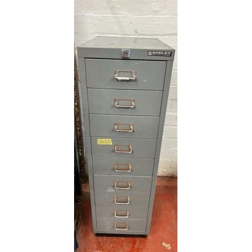 67 - BISLEY 9 HIGH FILING CABINET