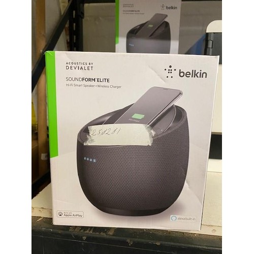 462 - BOXED BELKIN SOUNDFORM ELITE SMART SPEAKER (NEW) W/O